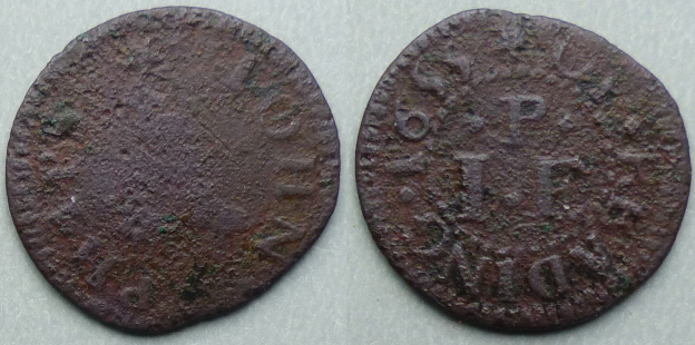 Reading, John Phips 1655 farthing Reading, John Phips 1655 farthing